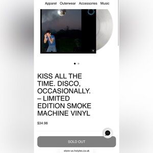 Harry Styles || KATTDO - LIMITED EDITION Smoke Machine Vinyl